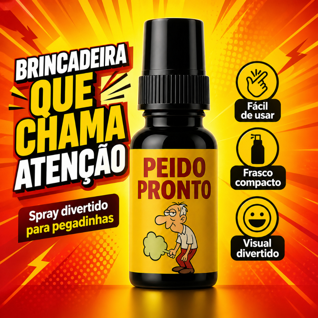 Peido Spray de Pum Pegadinha Super Forte - Zoação Garantida - Pegadinha - Trolagem
