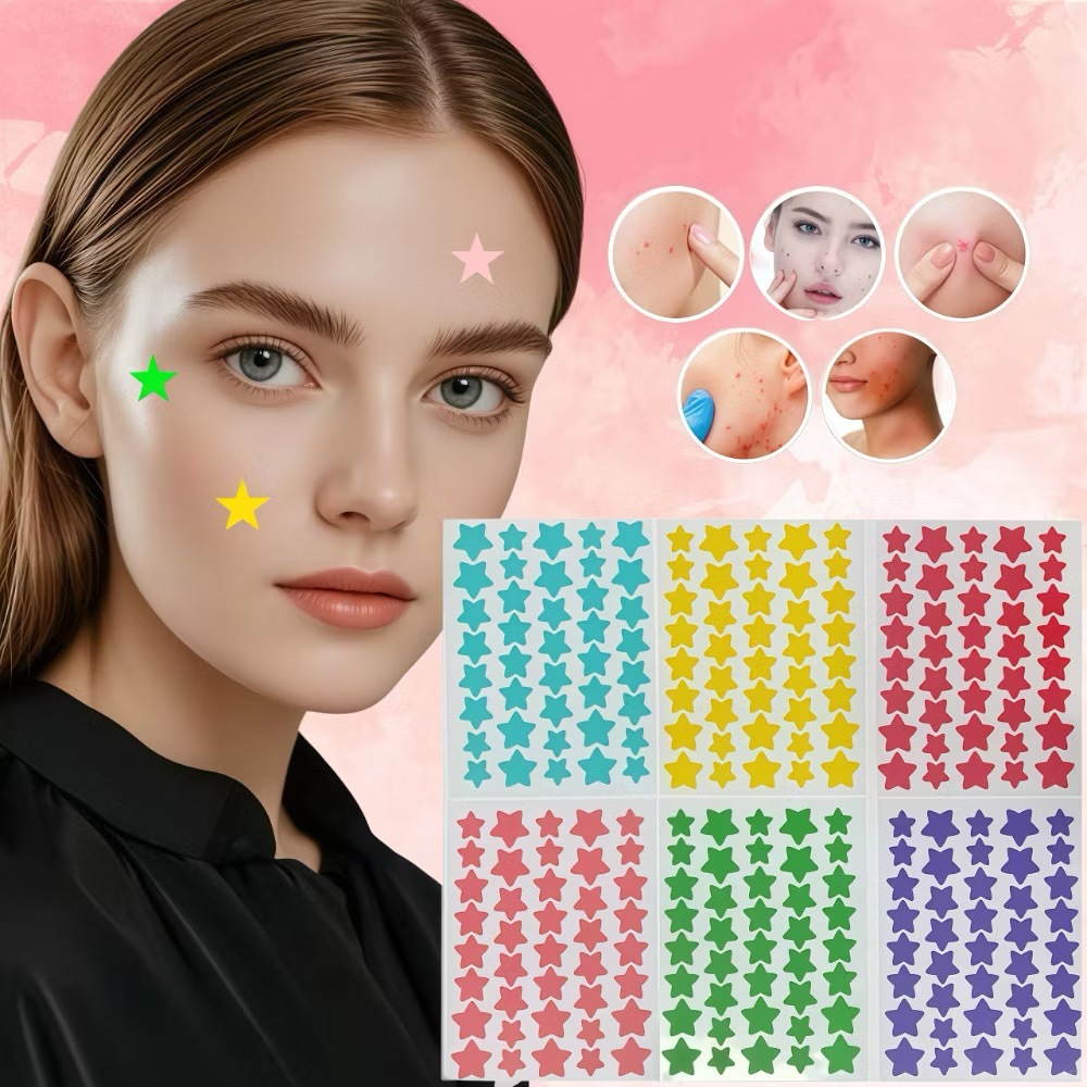 Kite ate 480 Hidrocolóide Acne Remendos Rosto Espinha Adesivos Para Zits Tratamento De Ponto Cuidados