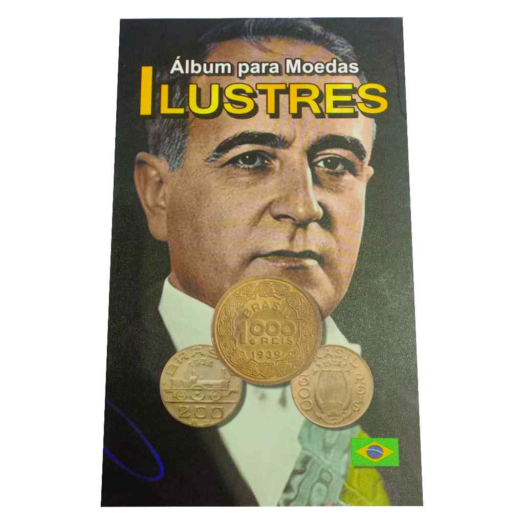 Álbum para moedas dos Ilustres - Réis - Organizer