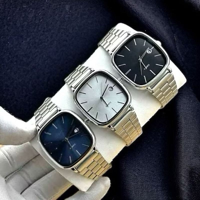 Relógio Edição Especial Vintage Prata Resistente a Agua Original