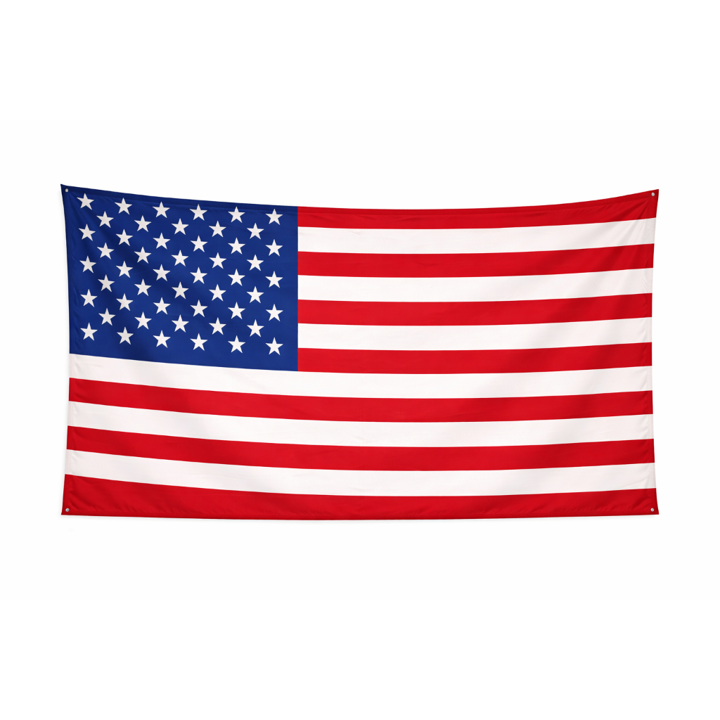 Bandeira do Estados Unidos 1,50x0,90m Grande em Tecido Oxford Decorativa