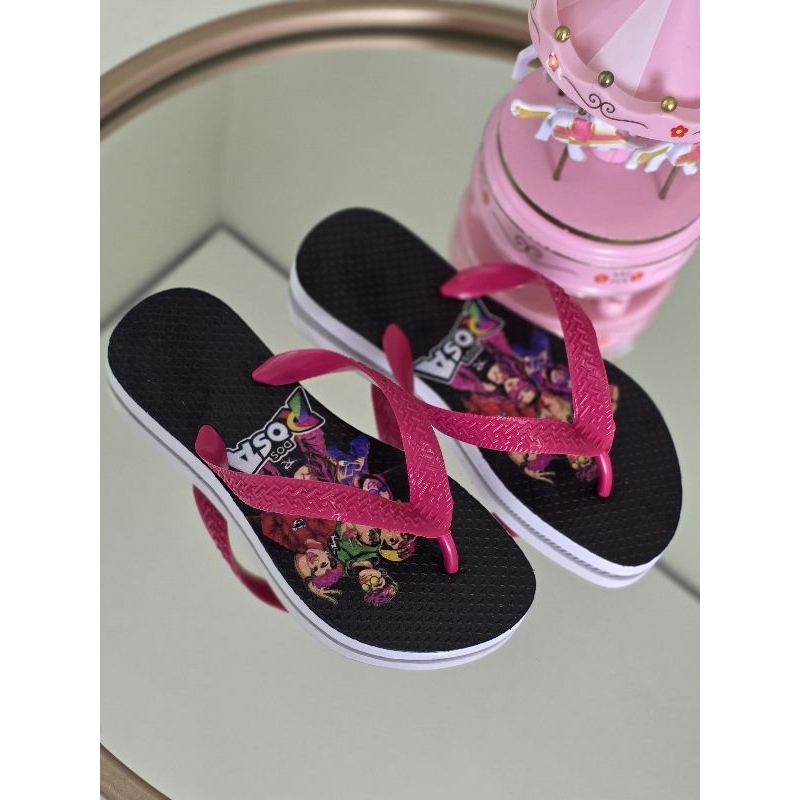 CHINELO FEMININO E MASCULINO INFANTIL DESENHO