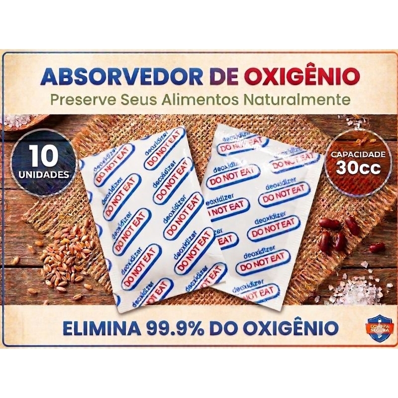 ABSORVEDOR DE OXIGÊNIO PARA ALIMENTOS OXYOFF
