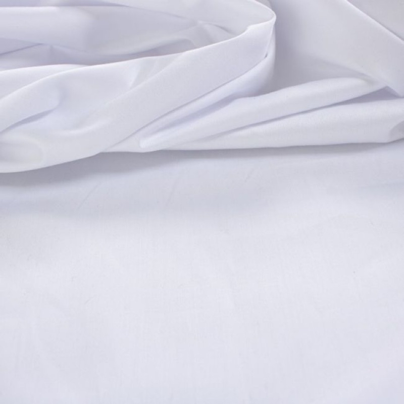 Tecido Tricoline BRANCO 100% ALGODAO Liso Premium 1,50m Largura – Para Artesanato, Patchwork, Costura e Moda
