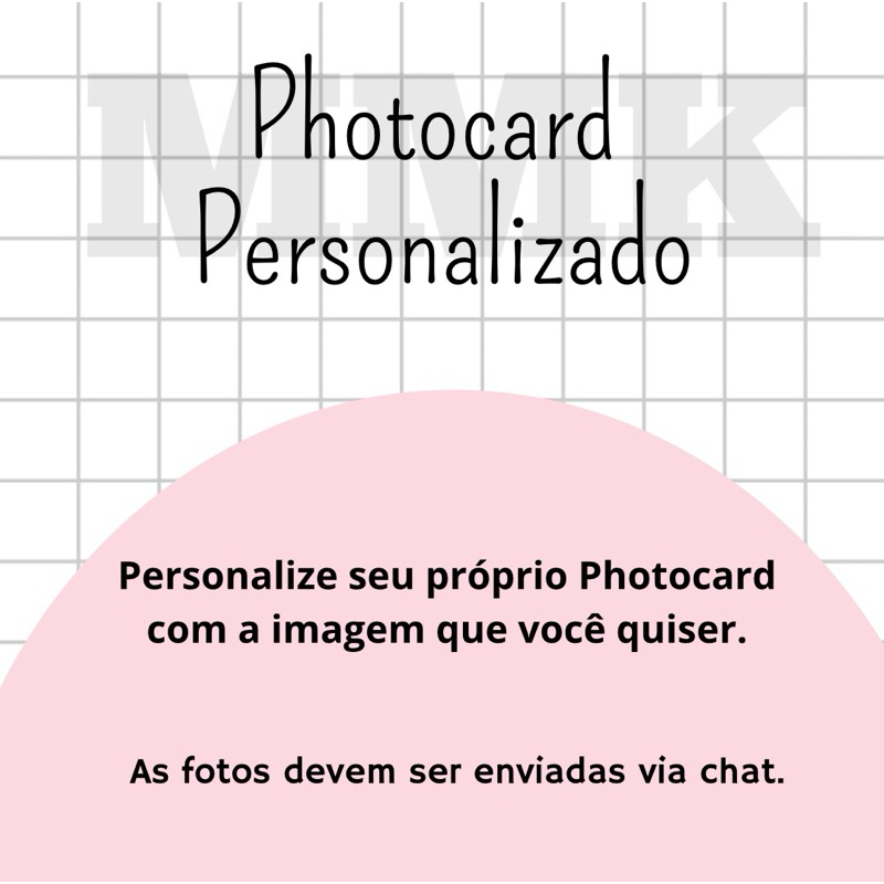 PHOTOCARD PERSONALIZADO 🖤