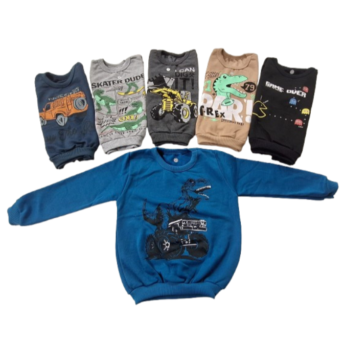 Casaco menino  infantil moletom Kit 3 Casacos