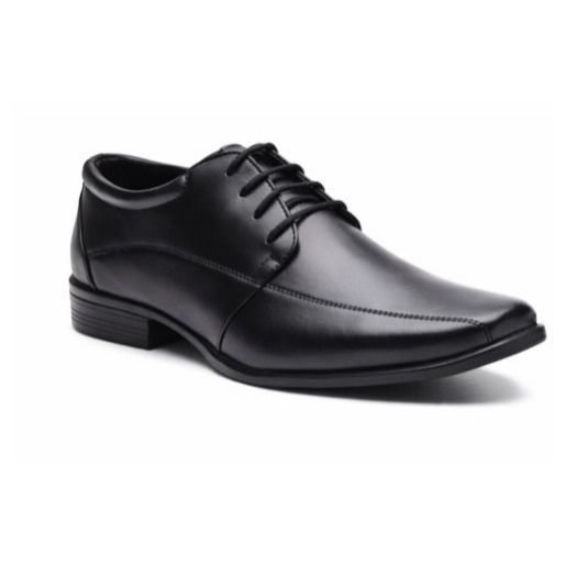 Sapato Social Masculino Preto 100% Couro Legítimo De Amarrar