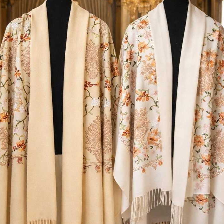 Cachecol Inverno Bordado Lenço Xale Echarpe Grosso Feminino Moda 2026