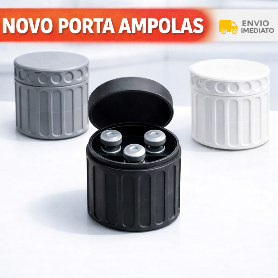 Porta Ampolas 3 ML Reforçado - Pote Organizador