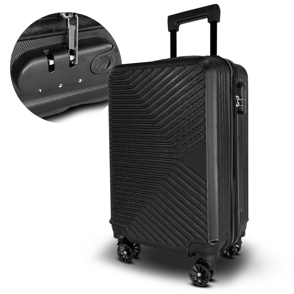 Mala de Bordo Viagem Bagagem Rodinhas 360 Graus 10kg Com Senha Medidas Anac