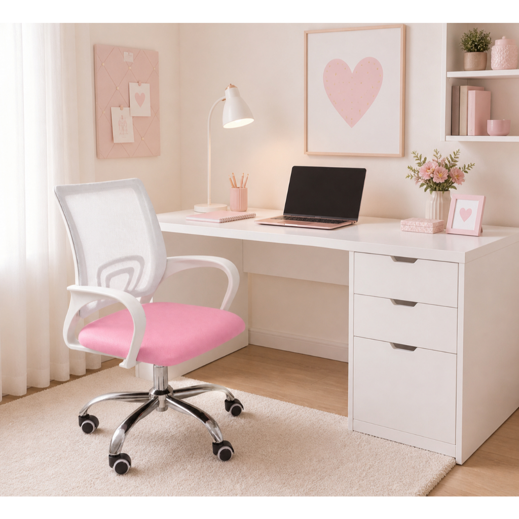 Cadeira de Escritório Ergonômica Home Office Giratória