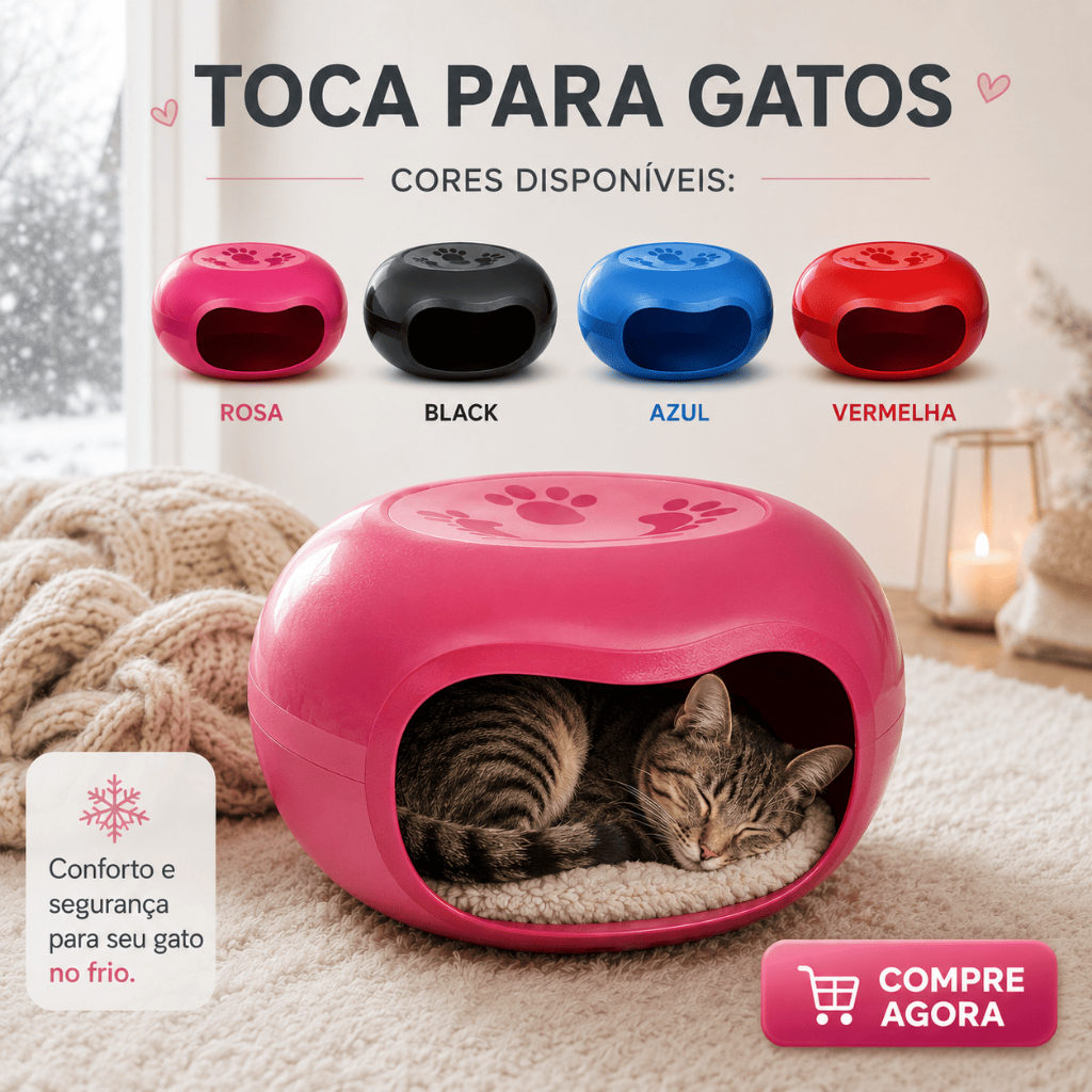 Cama Pet Gato Grande Iglu Donut Arredondada Super Confortável