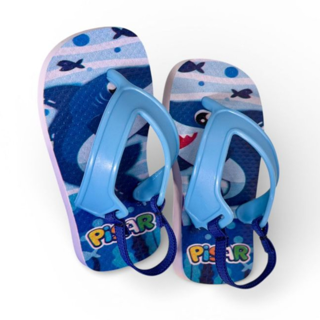 Chinelo Infantil Baby Com Elastico no Calcanhar Confortavel Dia a Dia Meninos e Meninas