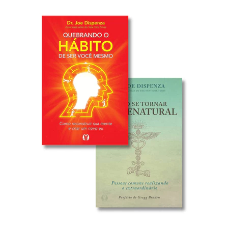 2 Livros Autoconhecimento e Desenvolvimento Pessoal | Quebrando o Hábito + Como se Tornar Sobrenatural - Dr Joe Dispenza