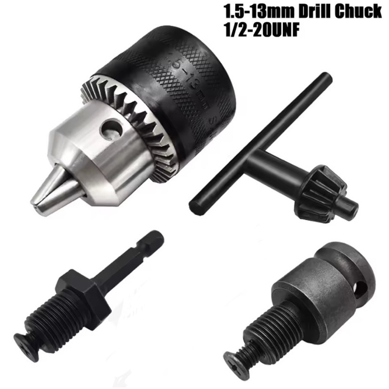 Mandril com Adaptador Furadeira 1/2 20unf 1,5 A 13mm Profissional