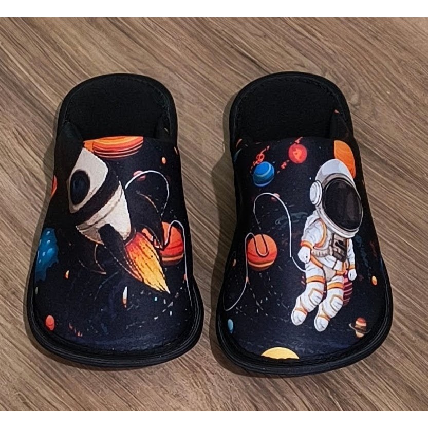 Pantufa/Chinelo de Quarto Solado Leve Astronauta
