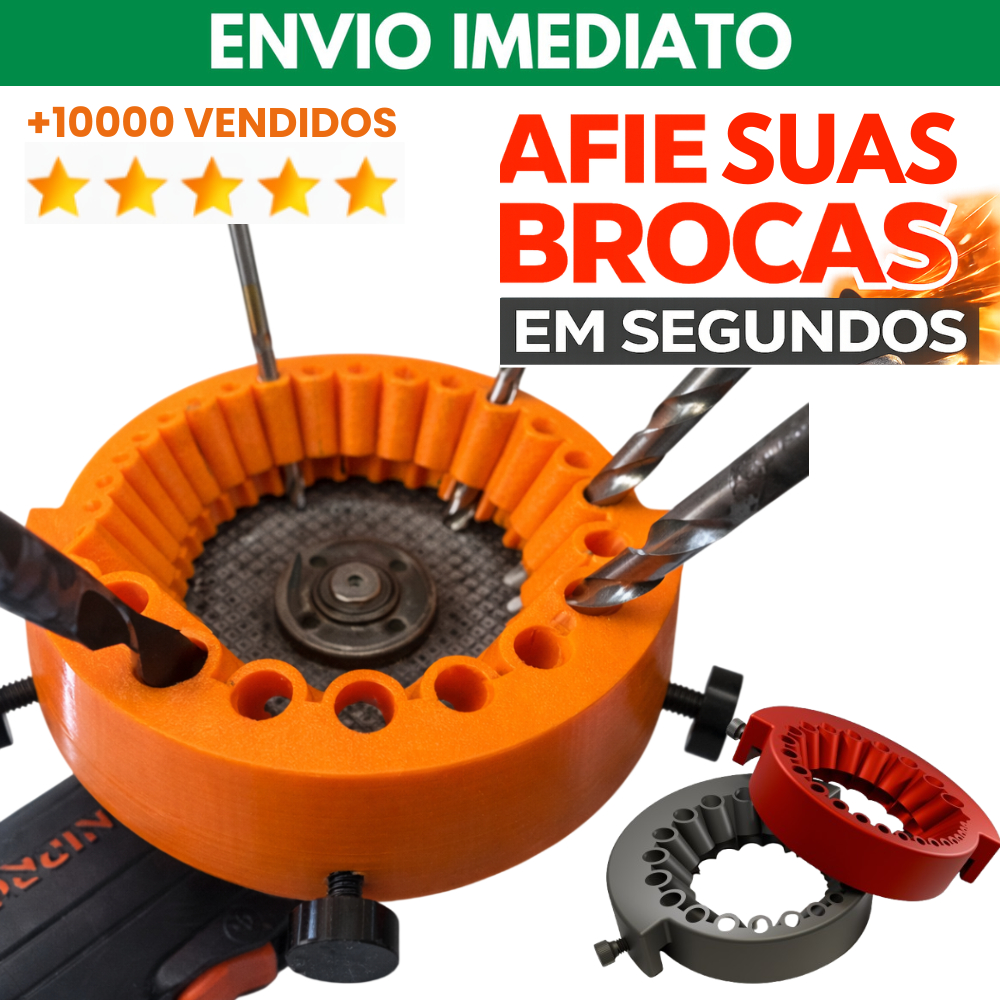 Gabarito Afiador de Broca Lixadeira Esmerilhadeira 4.1/2" | Disco de 115 mm