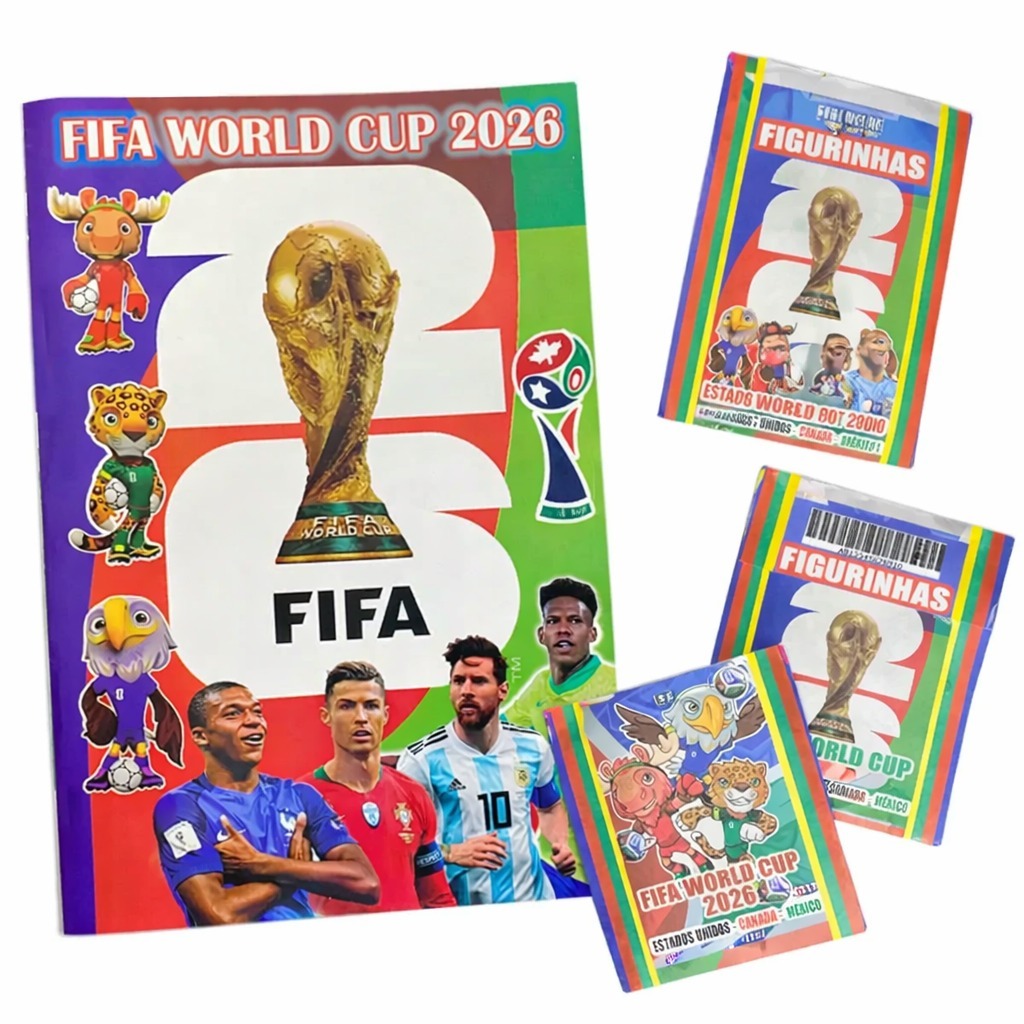 Álbum Copa do Mundo 2026 Colecionável Estilo FIFA World Cup Figurinhas ( NÃO É O ÁLBUM DA PANINI )