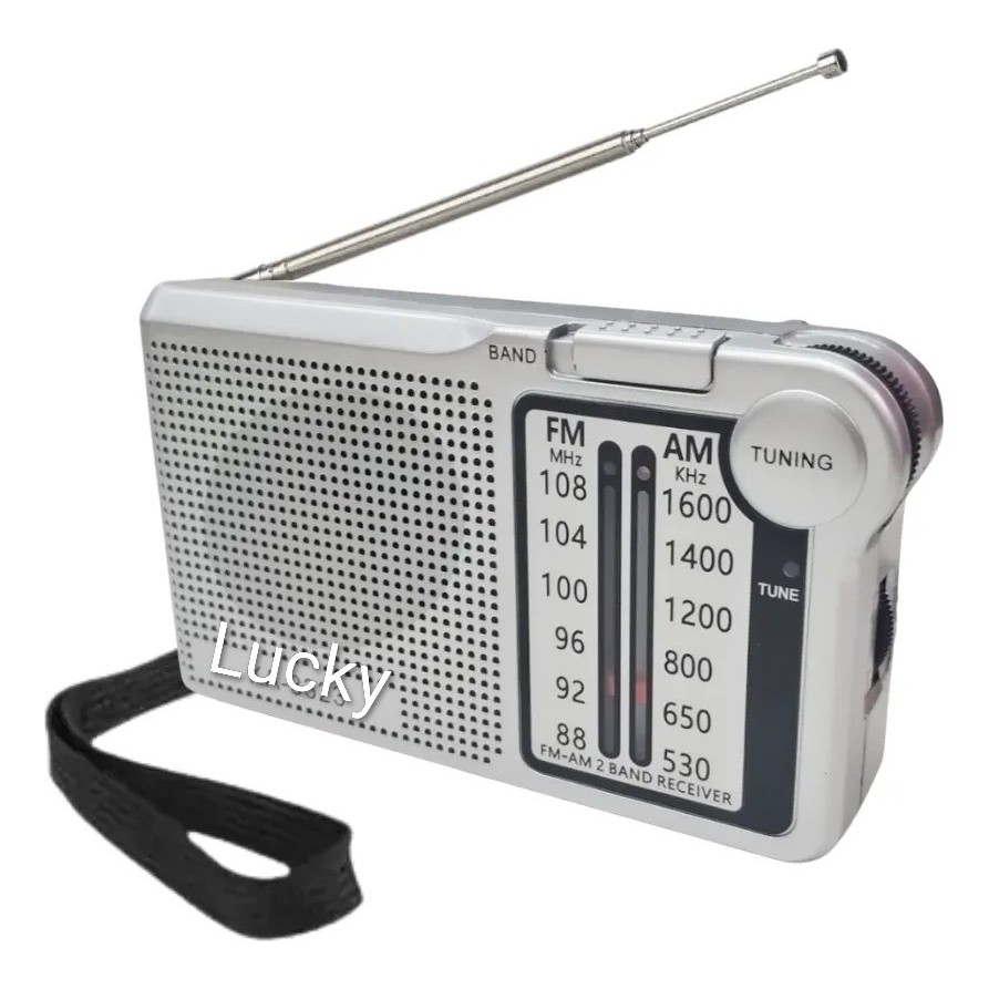 RÁDIO PORTÁTIL BOLSO RETRO AM/FM