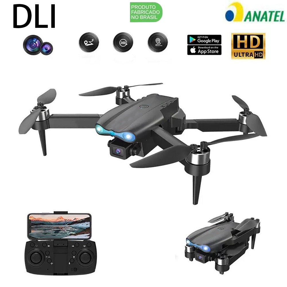 2025 Nova Mini Drone 4K Dual Camera HD Profissional E99PRO Com Motor Sem Escovas