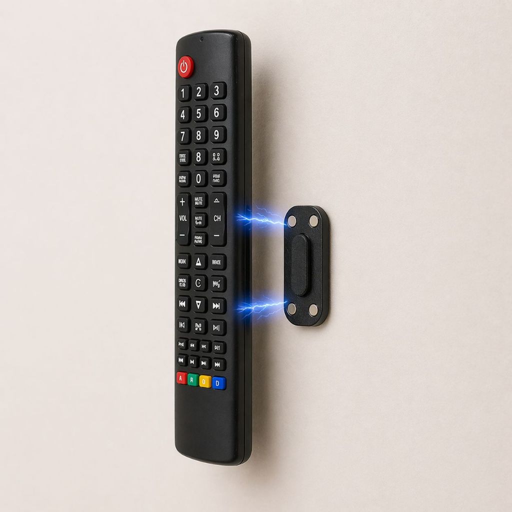 Suporte Magnético para Controle Remoto Sem Furo Minimalista Imã
