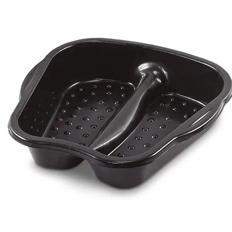 Bacia Para Pés Pedicure De Plastico Reforçado Cor Preto