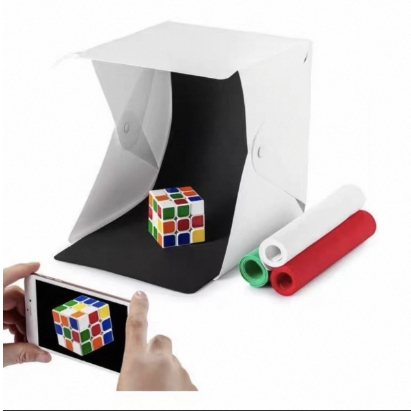 Mini Estudio Fotográfico Photo Studio Usb Portatil Foto  com a luz led