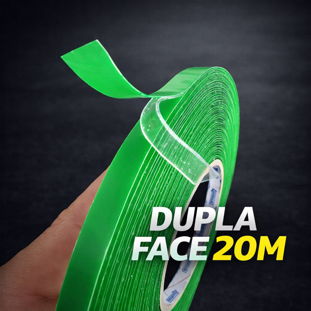 Fita Dupla Face Extra Forte 9mm X 20M Pronta Entrega