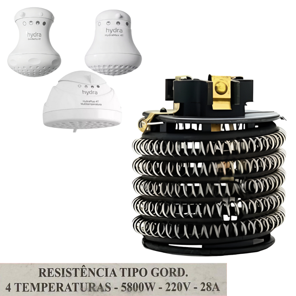 RESISTÊNCIA GORDUCHA HYDRA 4T 5800W 220V