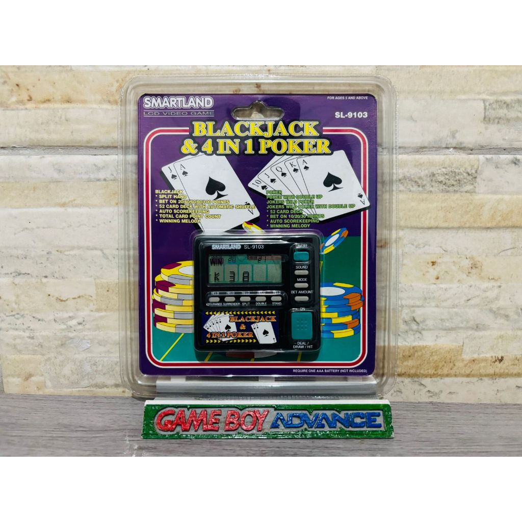 Mini Game Blackjack 4 in 1 Antigo lacrado