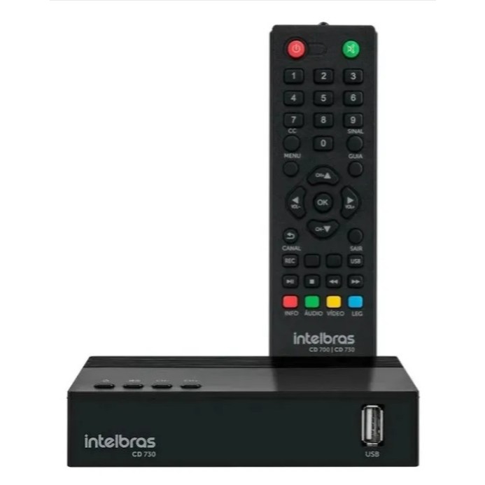 Conversor Intelbras Cd-730 - Áudio E Vídeo 4 Portas
