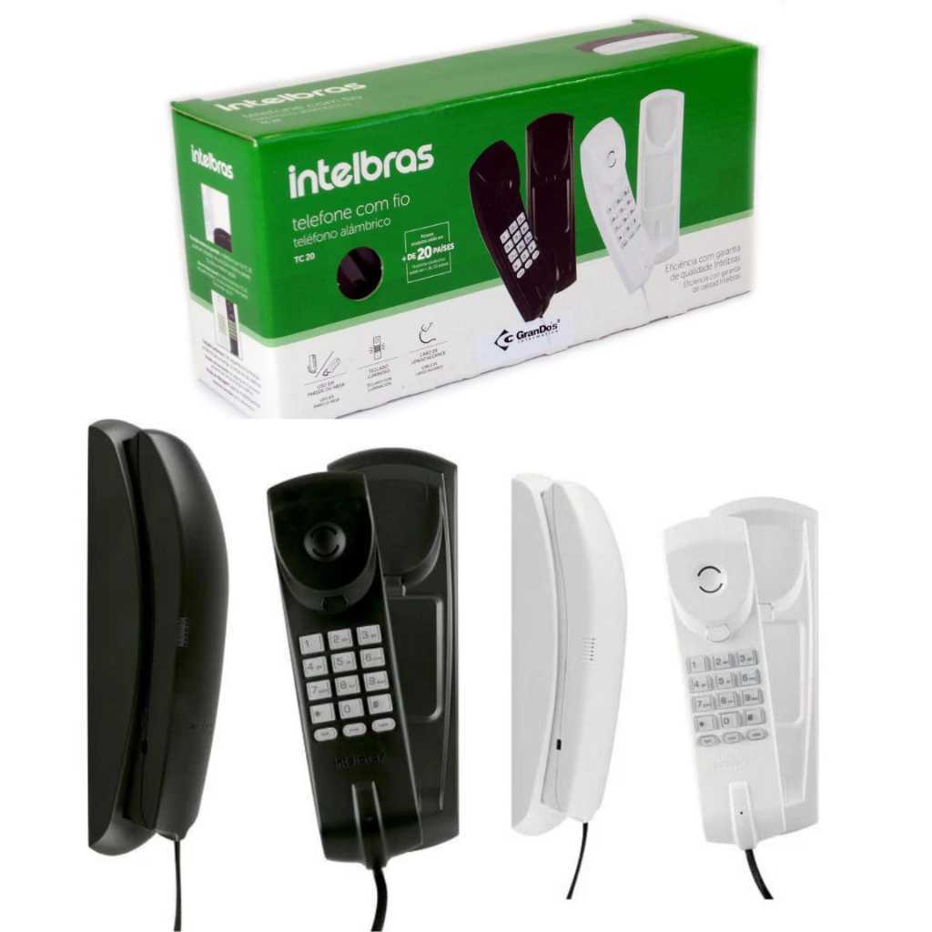 Telefone / Interfone Intelbras - TC 20 (CAIXA COM PEQUENAS AVARIAS - ATENÇÃO!)