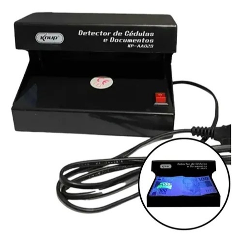 Detector de Células Dinheiro Cheque Documentos Falso - KP-AA029 - Knup