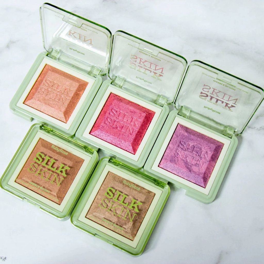 Blush Baked Mosáico Marble Bloom Silk Skin Ruby Rose