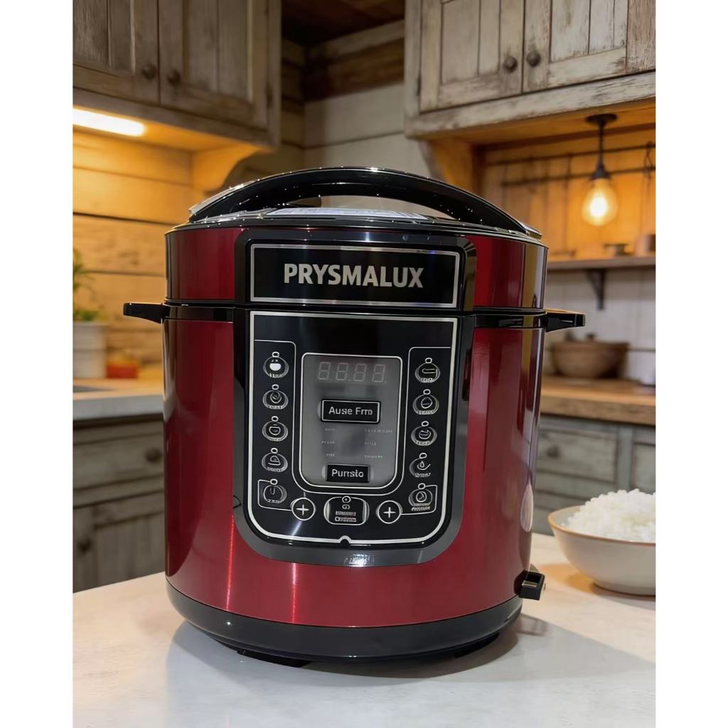 Panela de pressão elétrica, 5L/6L, aço inoxidável, antiaderente, fácil de limpar, prática e conveniente, envio imediato.