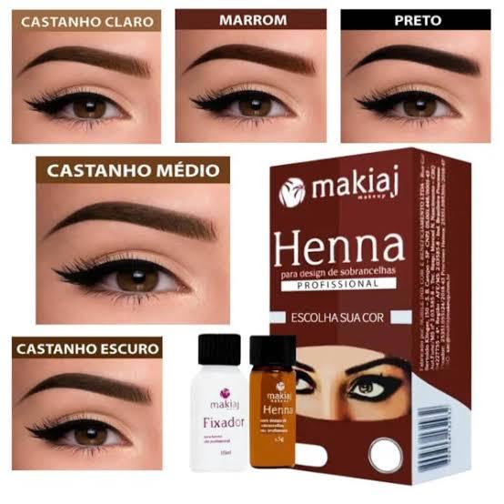 HENNA PARA SOBRANCELHA - MAKIAJ