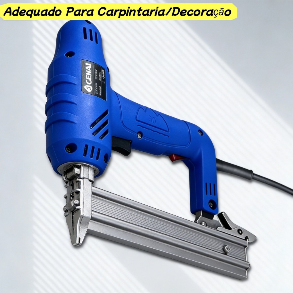 Grampeador Pinador Pistola de pregos Eletrico Madeira Tapeçaria Estofados 220V Profissional-EMLL