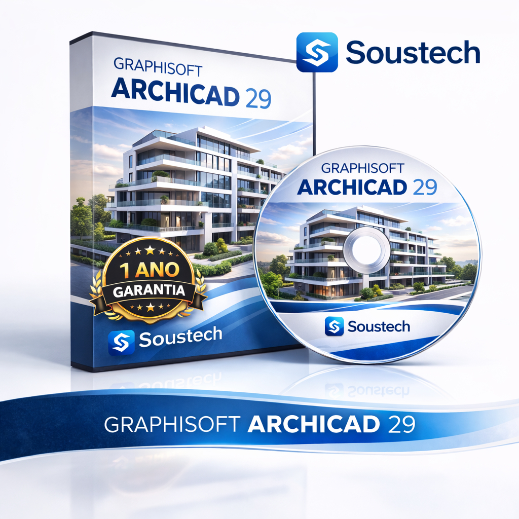 Archicad29 Português Permanente 1 Ano de Garantia