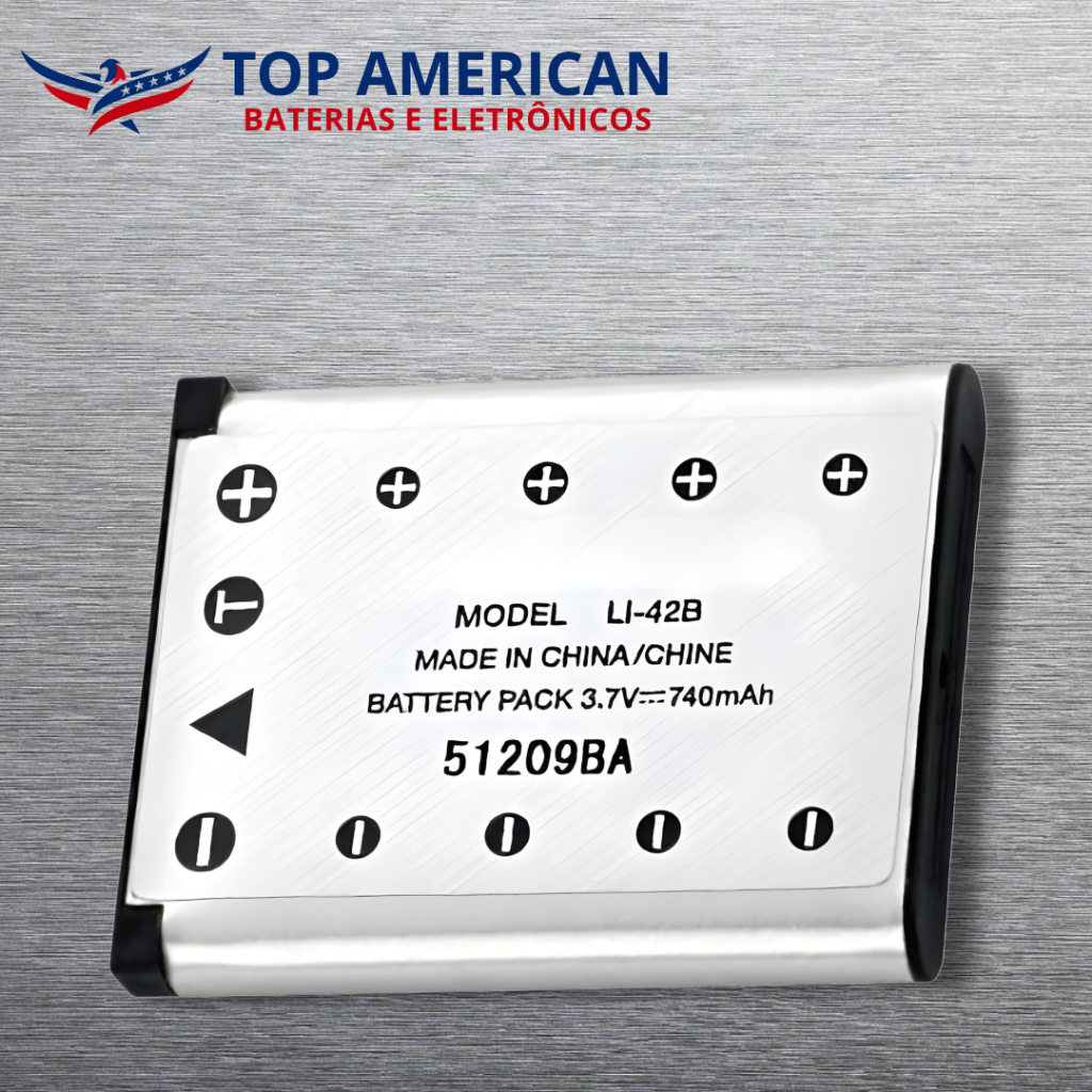Bat Li 42B 40B Compatível Celula da câmera Olympus 1040 1060 1070 7000 7010  + NF + Entrega Direta