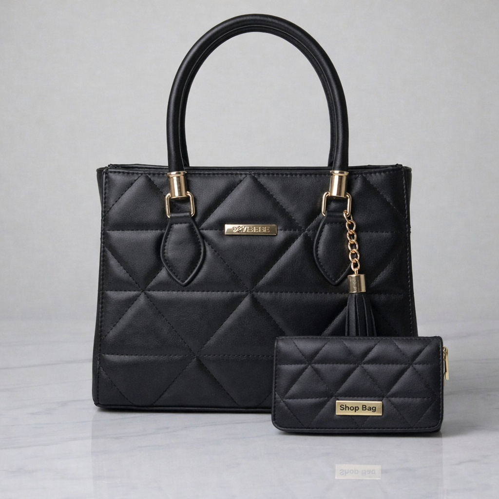 Kit Bolsa e Carteira Feminina ShopBag Dubai Lançamento