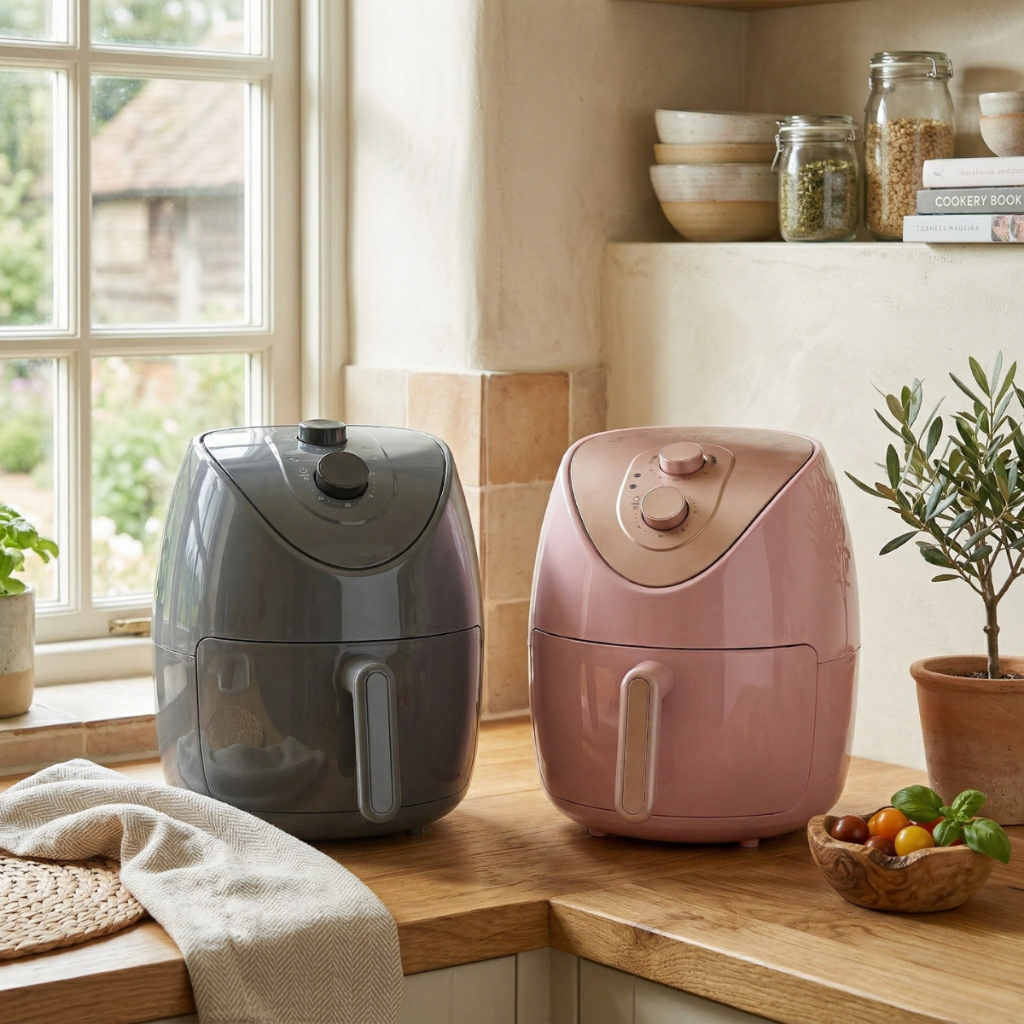 Fritadeira Elétrica Air Fryer Sem Óleo 4L Antiaderente 110V ou 220V HomeLand Colorida Envio Imediato