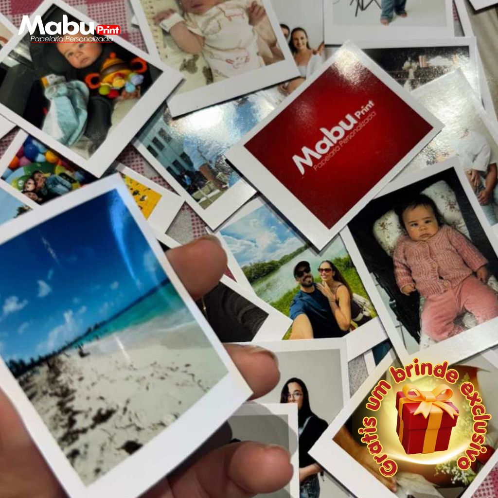 Mini Foto - Escolha a quantidade de Fotos - Cabe na capinha de Celular - Alta qualidade - Sem legendas
