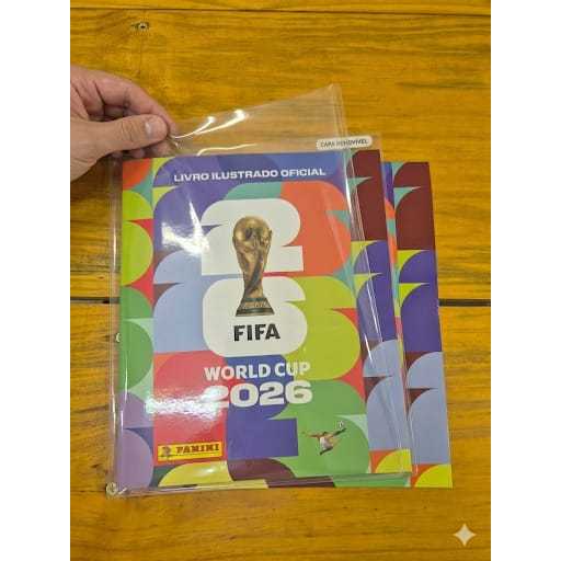 Capa Plástica Para Álbuns De Figurinhas Da Copa Do Mundo