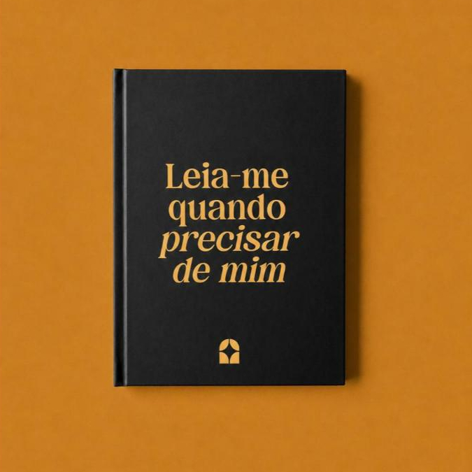 Livro presente personalizável Leia-me quando precisar de mim (capa dura)
