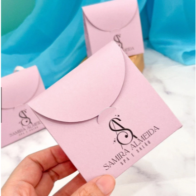 80 Mini Sacolinha Personalizada com Logo Embalagem Sacola para Joias, Lojas e Acessórios Brinde