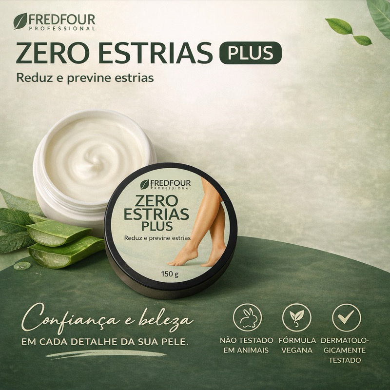 Creme Zero Estrias Plus  contra Estrias 150g - RedFour original