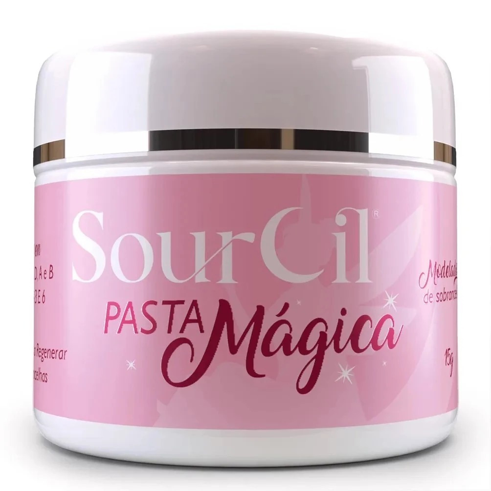 Gel Para Sobrancelhas Pasta Magica Brow Lamination Modelagem Nutrição Sourcil Vitaminas e Omega 15g