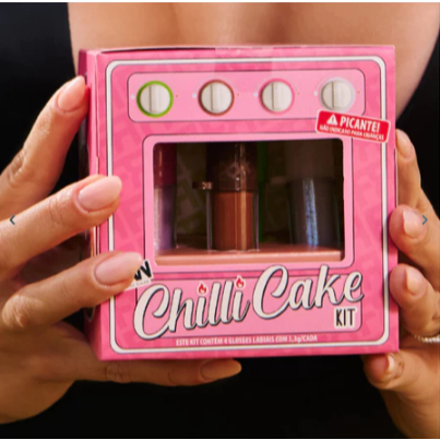 Kit Gloss Labial Chilli Cake Fran By Franciny Ehlke/  3 Modelos Disponíveis| Brilho 3D Alta Fixação - LM TECH STORE