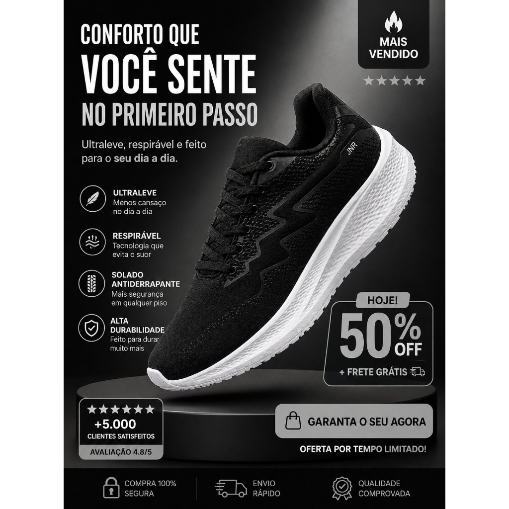 Tênis Feminino e Masculino Academia Casual Leve e Confortável Dia a Dia Corrida Caminhada