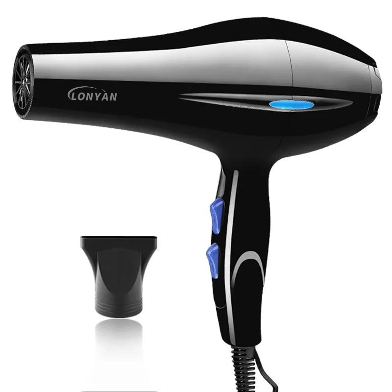 Secador de Cabelos Profissional LONYAN 220V 127V 110V Alta Velocidade com tecnologia Ion 5 Níveis Quente Frio Silencioso